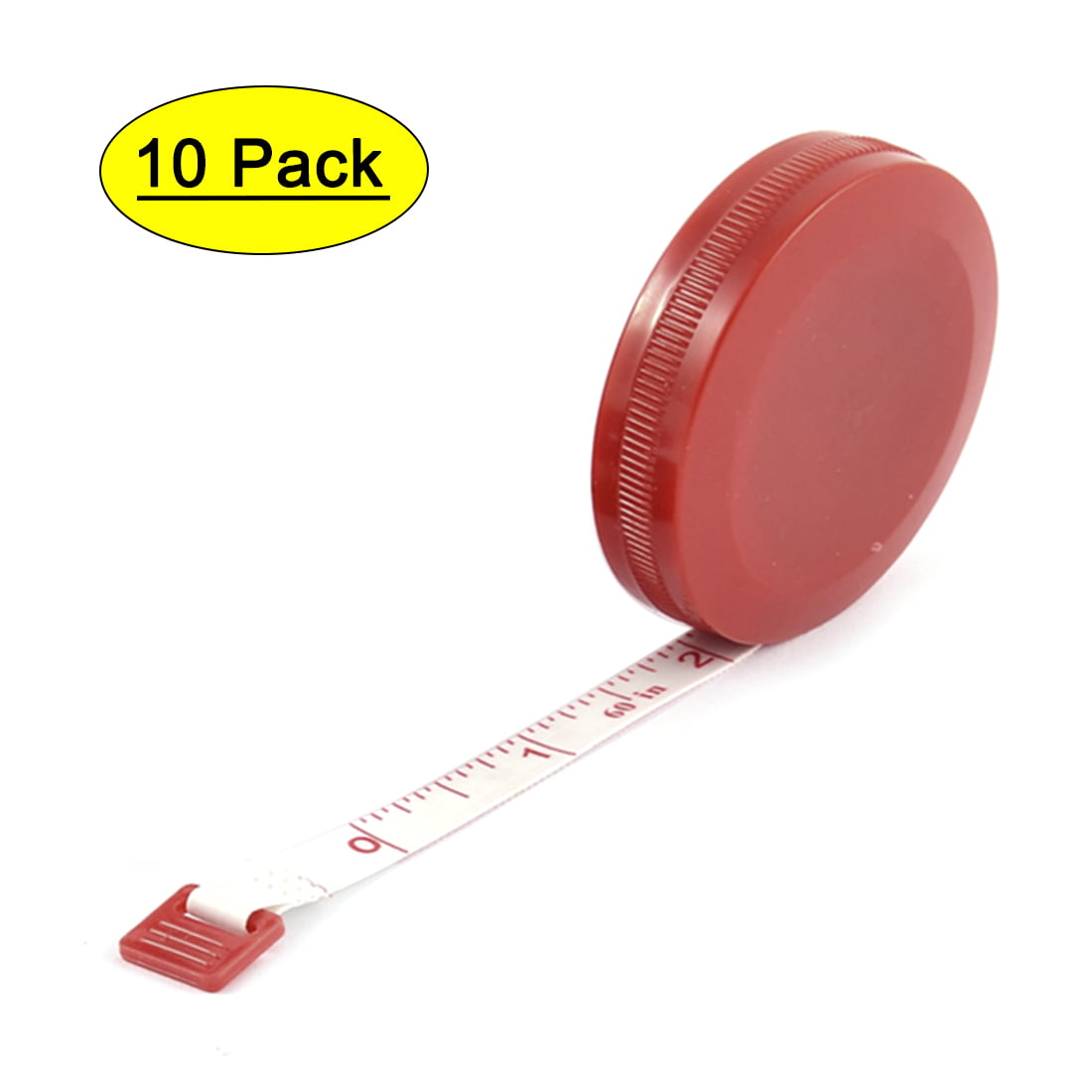 Tailor Sewing Round Shell Retractable Double Side Measuring Tape Ruler 10pcs 