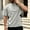 Gray, variant on Wovilon Men's Quarter-Zip Short Sleeve Athletic Shirt with Side Color Block Panels, Lightweight Stand Collar Moisture-Wicking Performance Wear for Summer Gym and Outdoor Workouts