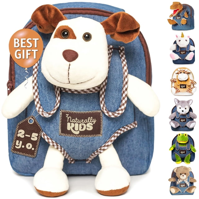 Mochila Naturally KIDS para perros pequeños con animal de peluche