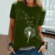 thumbnail image 2 of Gibobby Blusa Casual de Mujer Camisetas mujerModa túnica con cuello redondoTops holgados(Verde,XL), 2 of 5