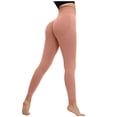 thumbnail image 1 of Leggings de yoga de cintura alta para mujer - Levantan las caderas, pantalones deportivos sin costuras - Bolsillos ocultos, nailon elástico y spandex - Diseño de trasero abombado para hacer ejercic, 1 of 5