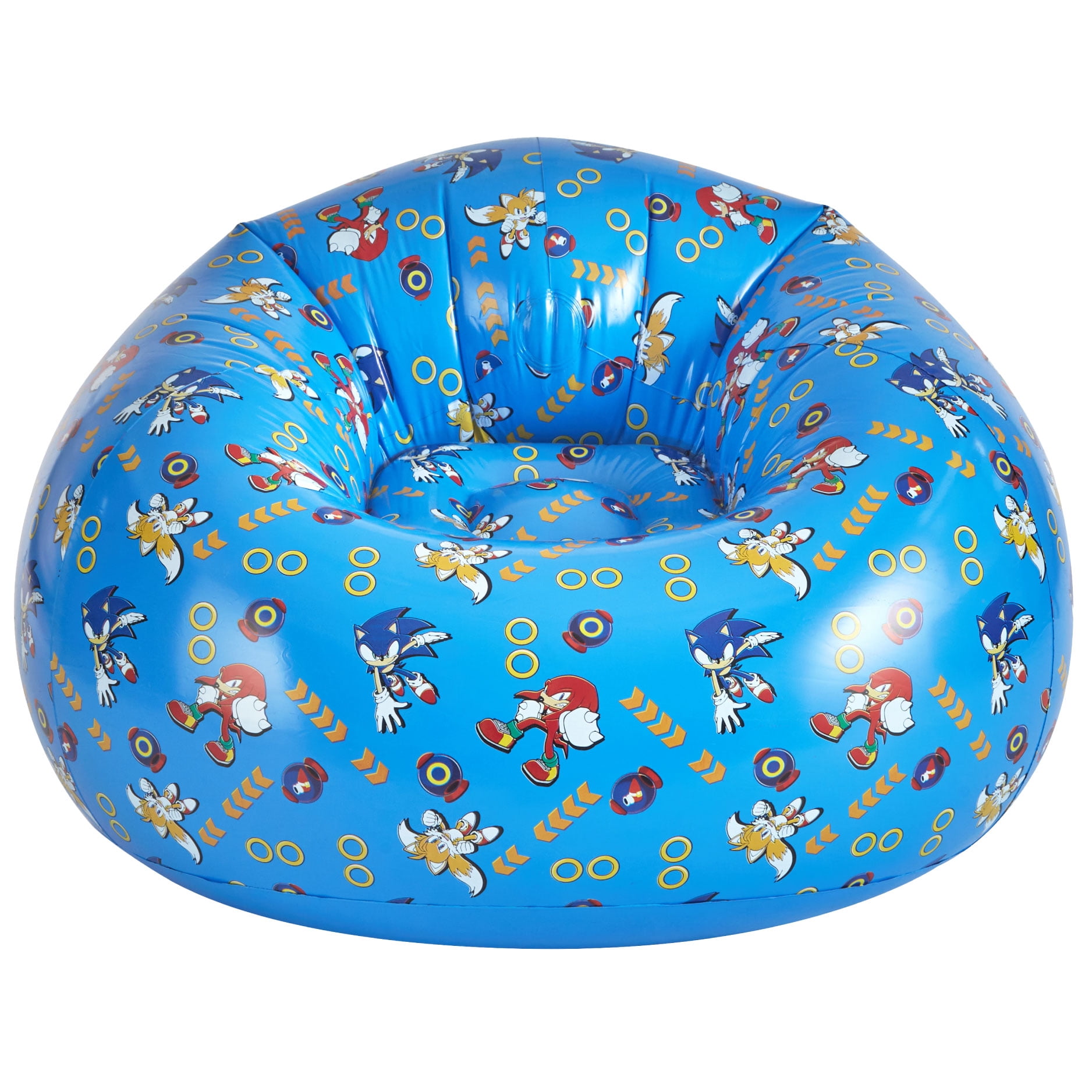 (2 pack) Sonic Kids Inflatable Gaming Chair, Blue