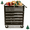 Black, variant on ARTMAN 7 Drawer Tool Rolling Storage Cart ,Tool Boxes Tool Chest with Wheels and Drawers for Garage Workshop Warehouse
