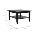 thumbnail image 6 of FM FURNITURE Britannica 2-Piece Engineered Wood Living Room Set in Black, 6 of 6
