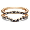TwoBirch Diamonds In Sterling Silver With Diamonds (G,I2) and Sapphire (G,I2) and