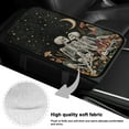 thumbnail image 7 of Yuyamidu Skull Vehicle Center Console Armrest Cover Pad Mushroom Auto Center Console Armrests Cushion Anti-Scratch Car Interior Accessories for Most Car SUV Truck, 7 of 7