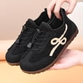 thumbnail image 2 of EKVAHL Women's Retro Platform Sneakers, Casual Fashion All-Day Comfort Cushion Walking Shoes Fall Winter Soft-Soled Shoes Sports Cotton Velvet Non-Slip Shoes, 2 of 4