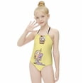 thumbnail image 6 of The Loud House Girl's One-Piece Swimsuit Bathing Suit Soft Stretchy Children's Swimwear Swim Attire for Vacation 10-12Y(150cm), 6 of 8