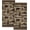 Bear Deer Tree, variant on Nautical Lighthouse Hand Towels Set of 2 Sailboat Anchor Decorative Bath Towels Kitchen Dishcloth Soft Face Towel for Home Gym Hotel Spa 16x24in
