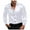 White, variant on Ediodpoh Male Stretch Dress Shirts Formal Wedding Prom Long Sleeve Slim Fit Button Down Shirt Mens Tops White S