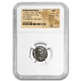 thumbnail image 1 of Roman Republic Silver Denarius L.C. Piso Frugi (c.90 BC) MS NGC, 1 of 3