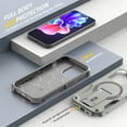 thumbnail image 7 of For iPhone 15 Plus Case, iPhone 15 Plus Phone Case [Compatible with Magsafe] [Built-in Invisible Stand] [Heavy Duty Drop Protection] Shockproof Rugged Protective Magnetic Cover Accessories,Grey, 7 of 7