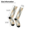 thumbnail image 5 of Haiem Geometric Socks, Funny Novelty Crazy Design Cotton Socks Sports Socks Knee High Socks For Men, Women,1Pairs - Gift For Working Friends, 5 of 9