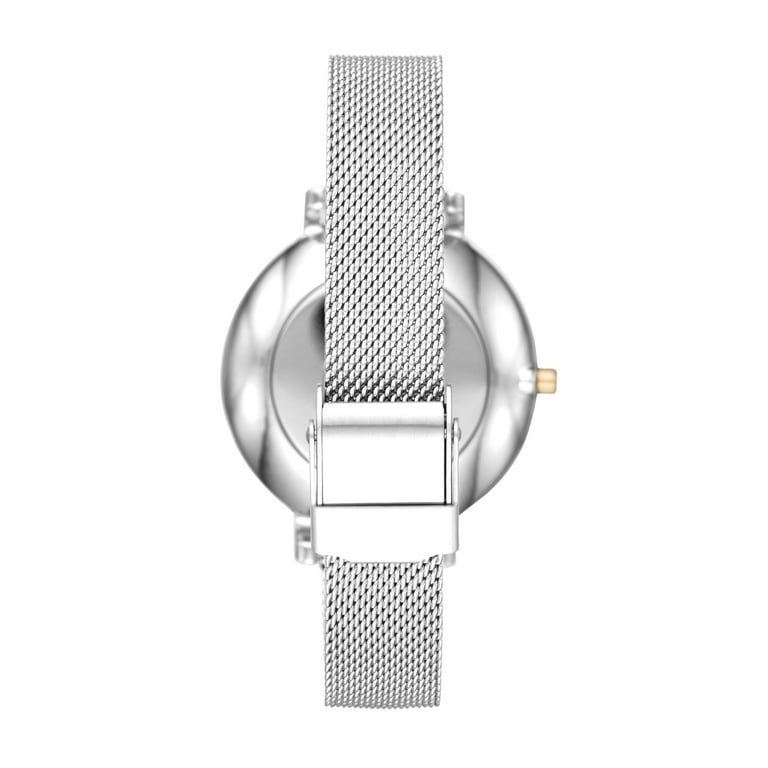 Hagen Two Tone Steel Mesh Watch SKW2661 Walmart