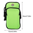 thumbnail image 3 of Jogging Arm Pouch, Wearable Durable And Lightweight Breathable Arm Pouch, Elastic for Wrist Bag Arm Bag, 3 of 7