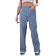 thumbnail image 2 of WILLBEST Pantalones Casuales para Mujer: Modernos Pantalones Rectos de Cintura Alta con Bolsillos y Cierre de Botones para Un Estilo Informal. Extra Grande, 2 of 8