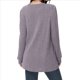 thumbnail image 4 of Camisas de Larga para Mujer, Suéteres Largos con Bolsillos, Túnicas Holgadas Púrpura XL, 4 of 5