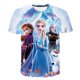 thumbnail image 1 of Camisetas de Frozen 2 para niñas, camisetas informales de la serie Disney, camisetas de manga corta para niños de 1 a 14 años, camisetas de dibujos animados de Harajuku Girl Elsa Anna 6T Gao Jinjia LED, 1 of 2
