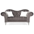 thumbnail image 4 of Glory Furniture Wilshire G0951A-L Loveseat   DARK GRAYVelvet, 4 of 6
