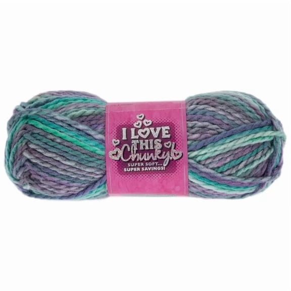 I Love This Yarn Chunky, Bulky Weight Acrylic, 109 Yards, Herb Garden
