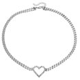thumbnail image 1 of Women Necklace Statement Necklace Girls Clavicle Chain Rhinestone Neck Jewelry, 1 of 9