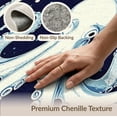 thumbnail image 6 of ODIKA 8'x10' Washable Area Rug Non-Slip Chair-Friendly Mat Navy Octopus Animals Nautical Tentacle Vintage Creature Motif for Dining Room, Large Office, Lounge, 6 of 7