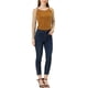thumbnail image 2 of Camiseta de manga larga de rayas con cuello en V para mujer INSPIRE CHIC M Café, 2 of 5