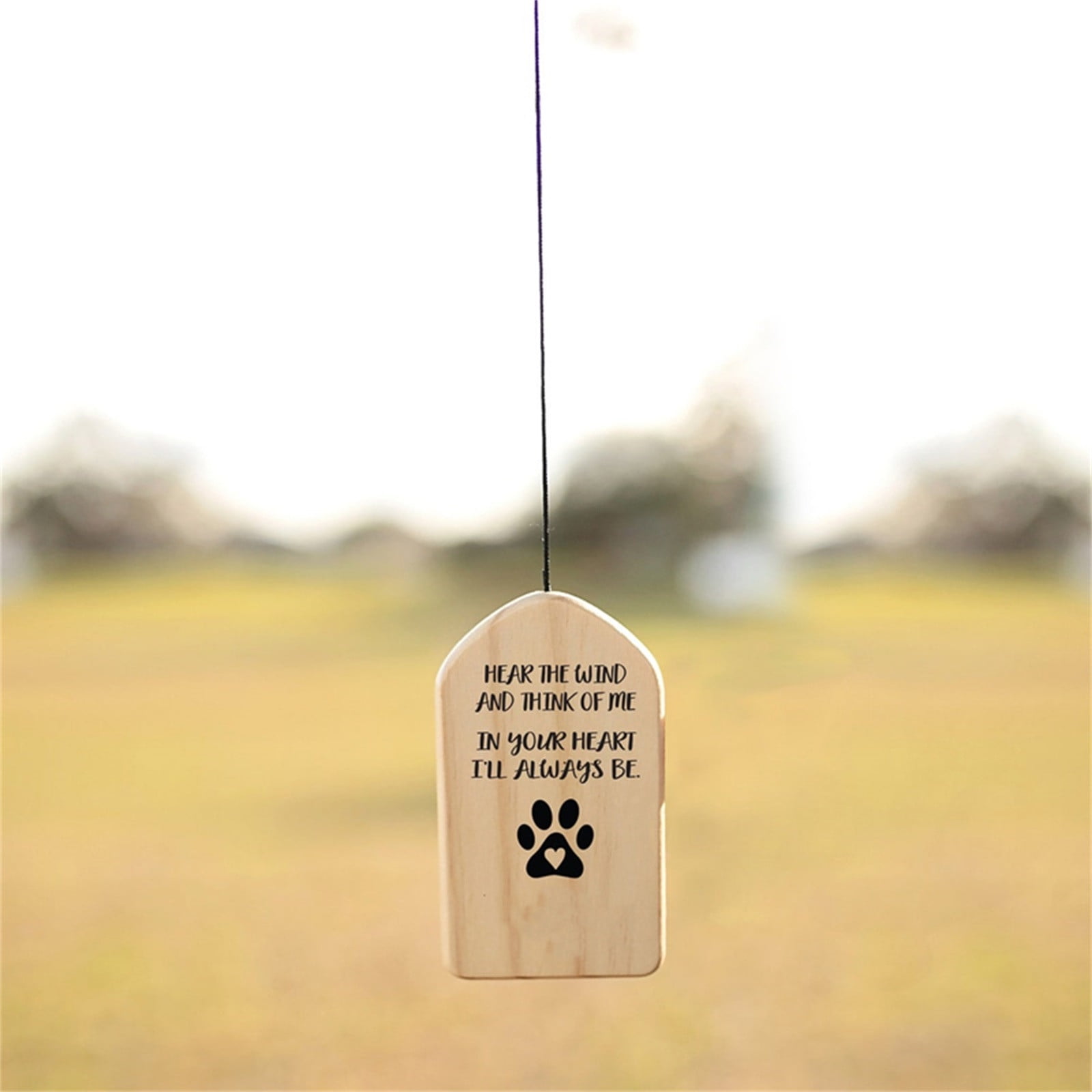 JilgTeok 3 Packs Pet Customized Memorial Wind Chimes Customized Wind Chime Mourning Commemorative Gift for Dog Cats Pet Lover Owner