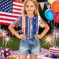 thumbnail image 6 of CCRFTGI 250th Anniversary Usa Shirt for Kids Boys Girls Size 7 Patriotic 4th Of July Cute Tops American Flag Stars Striped Outfits July 4th Celebration Summer Tops 1776 T-Shirts Blue 9-10 Years, 6 of 6