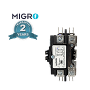 MIGRO 1 Pole 40 AMP Heavy Duty AC Contactor Replaces Virtually All Residential 1 Pole Models (Migro 1 Pole -2yr Warranty)