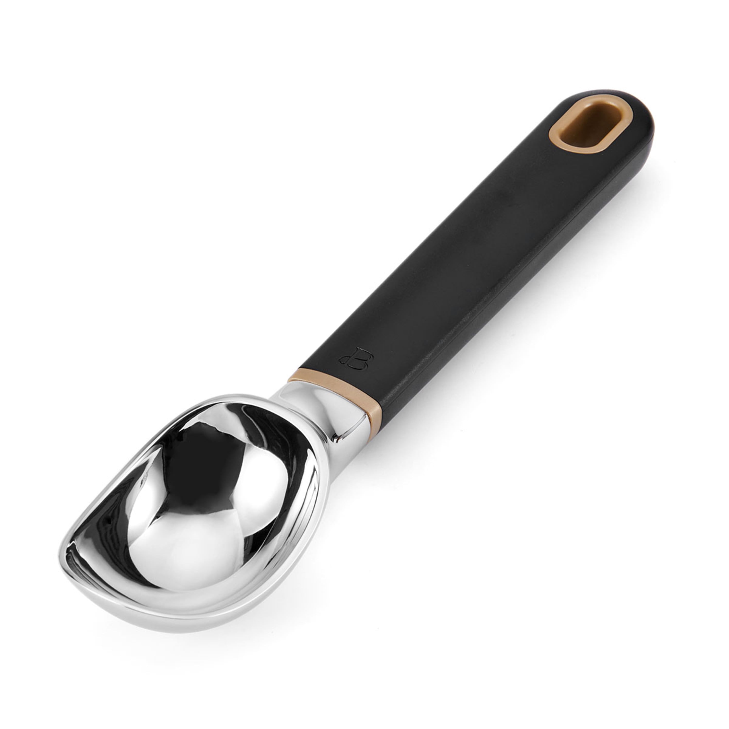 Beautiful Ice Cream Scoop with Cast Zinc Head in Black Sesame, 1 Ice Cream Scoop by Drew Barrymore
