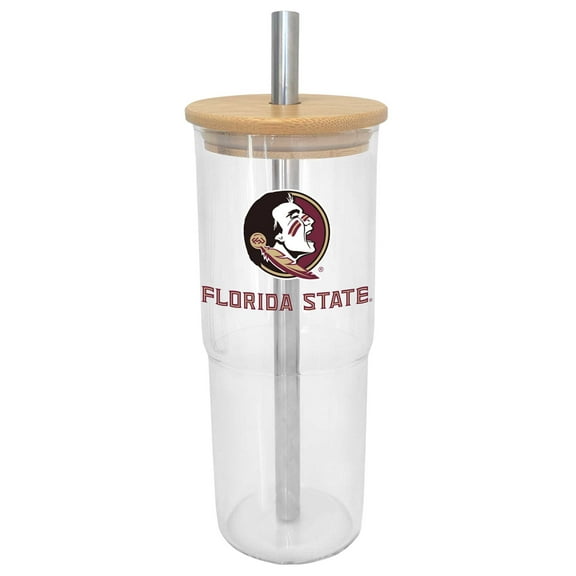 Florida State Seminoles 24oz. Glass Tumbler