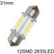 thumbnail image 5 of Bombillas LED de repuesto para barcos, bombillas superbrillantes de 12 voltios, 32 mm, para luces de navegación de barcos, luces de ancla de barco, luces de cubierta, luces de proa, luces de popa, 4, 5 of 7