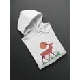 thumbnail image 3 of Colorful Deer Hoodie Men -Image by Shutterstock, Male XX-Large, 3 of 4