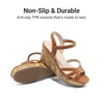 thumbnail image 4 of DREAM PAIRS Girls' Wedge Heel Sandals with Adjustable Strap, Non-Slip Sole Dress Sandals for Kids, 4 of 6
