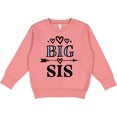 thumbnail image 2 of Inktastic Big Sis Girls New Sister Announcement Toddler Sweatshirt, 2 of 4