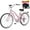 Beach Cruiser - Pink, variant on ABORON 26" City Cruiser Ebike Women, 700W Peak Adult Electric Bike Up to 35 Miles, 48V Lithium Battery, 7-Speed Electric Bicycle for Commuting