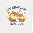 thumbnail image 4 of Inktastic My Grandma Loves Me with Cute Squirrels in Autumn Boys or Girls Toddler T-Shirt, 4 of 5