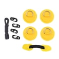 thumbnail image 3 of D Pad Patch Bungee Accessories Set Material premium Cuerda elástica de goma elástica Parche versátil de 8 cm con ganchos de cable para bote infla Amarillo DYNWAVEMX Parche de almohadilla para kayak, 3 of 7