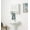 None, variant on Spirich LLC Wall Mounted Bathroom Cabinet, Medicine Storage with Chrome Handles, Wood, White