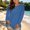 Blue, variant on Zunfeo Fall Tops for Women Long Sleeve Tunic T Shirts Casual Pullover Basic Tops New Arrivals- Black