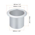 thumbnail image 2 of Uxcell Aluminum Drop-in Cup, 2.36" x 3.2" Drink Can Holder Poker Table Cup Holder Insert, Silver, 2 of 6