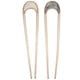 thumbnail image 1 of 2 piezas de palitos de pelo retro de aleación con forma de U en forma de media luna, accesorios para el cabello, palillos para el cabello recogido para mujeres., 1 of 5