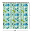 thumbnail image 5 of LightGreen Cartoon Dinosaurs Trees Pattern Shower Curtain 72"x72" ,Bathroom Decorative Shower Curtains Set with 12 Hooks,Modern Waterproof Washable Shower Curtain, 5 of 6