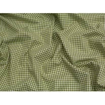 Minerva 1/8 inch Check Yarn Dyed Cotton Gingham Fabric Green - per yard