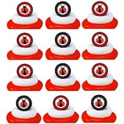 Lady Bug Easy Topper Cupcake Decoration Rings -12Pack