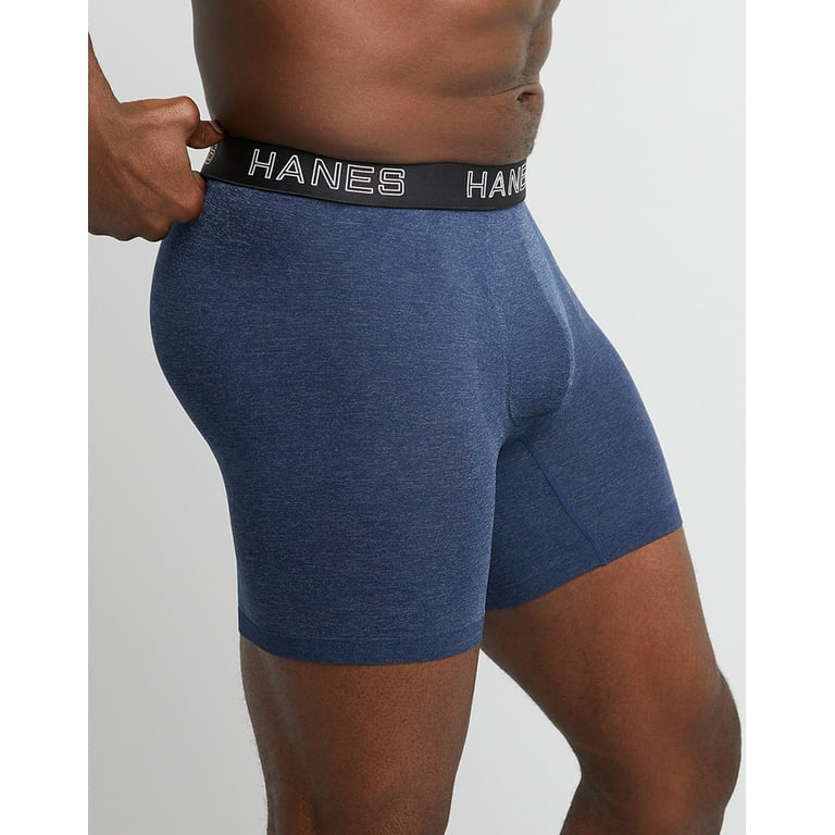 Seamless trunks, comfortable fit, blue, Men's Underwear
