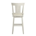 thumbnail image 4 of Weston Home Sheena Bar Stool with Swivel, Antique White, 4 of 5