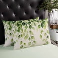 thumbnail image 4 of Spring Vines Leaves Throw Pillow Cover 16 x 24 Inch Decorative Pillow Cover Retro Rustic Green Botanical Plants Lumbar Pillowcase Seasonal Rectangle Cushion Case for Couch Sofa Bed Living Room, 4 of 7