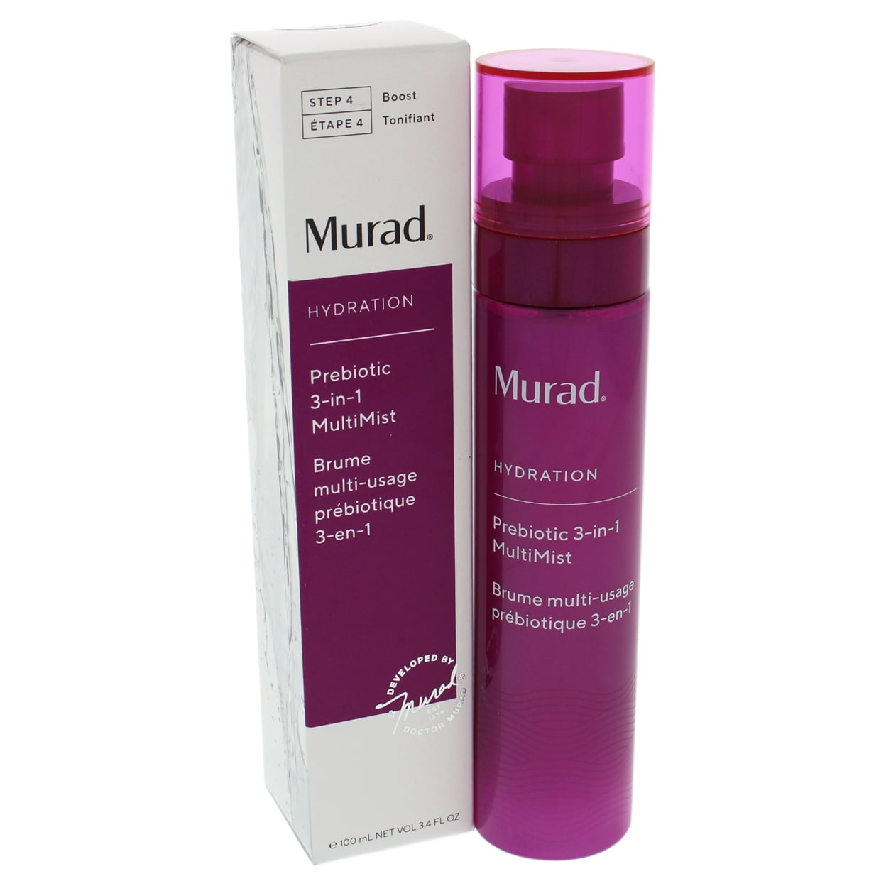 Murad Prebiotic 3-In-1 Multi-Mist for Unisex - Hydrating 3.4 oz